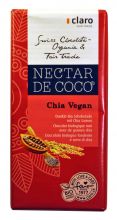Chocolat Mascao vegan, nectar de coco et graines de chia